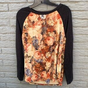 Floral Baseball Shirt